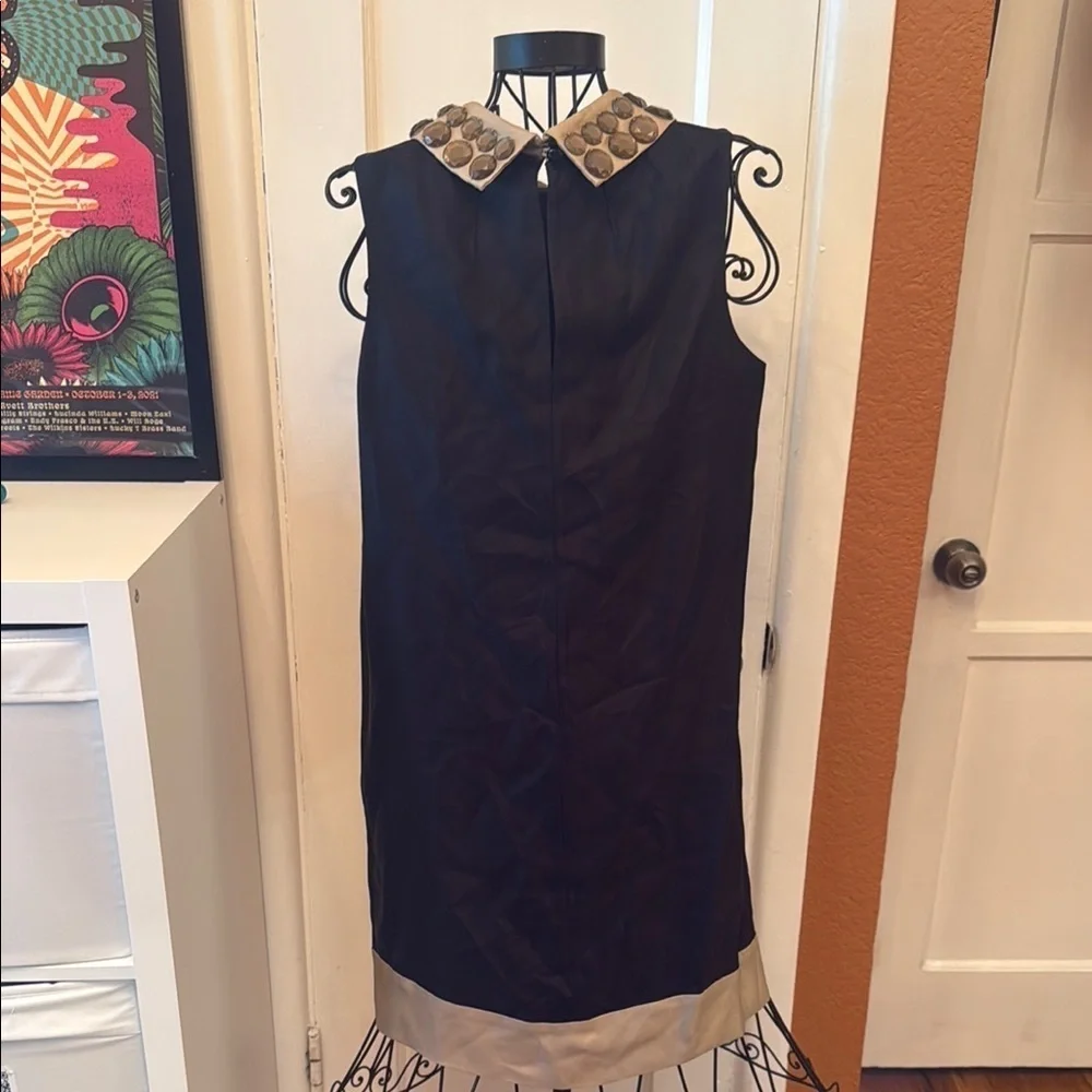 KATE SPADE Harlow Jeweled Peter Pan Collar-Sz 8